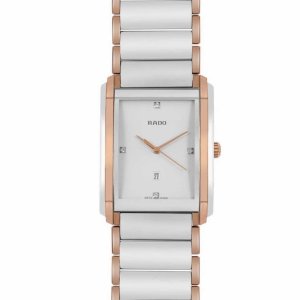 RADO Jublie Integral White Golden Diamond Quartz CD:R3009