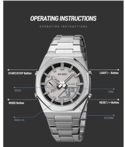 Skmei 1816 fashion world man quartz watch 