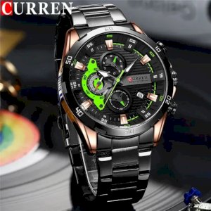 Curren 8402 - Rose Gold Black